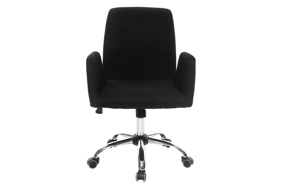 Design-Brosessel Stoff Schwarz ARIEL