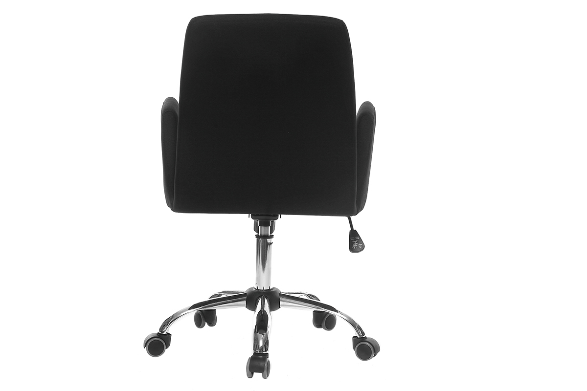 Design-Brosessel Stoff Schwarz ARIEL