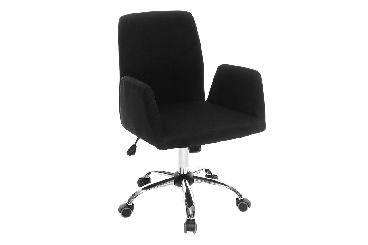 Design-Brosessel Stoff Schwarz ARIEL