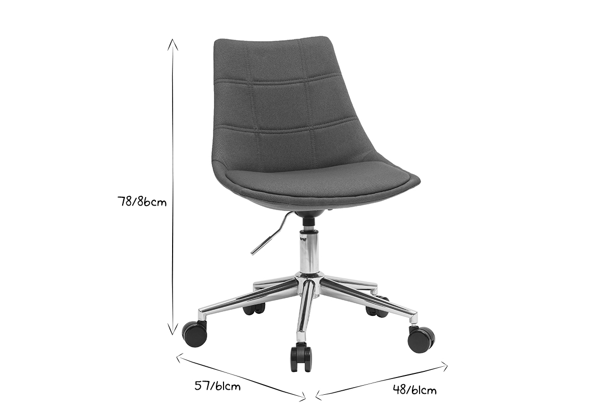 Design-Brostuhl entenblauer Stoff MATILDE