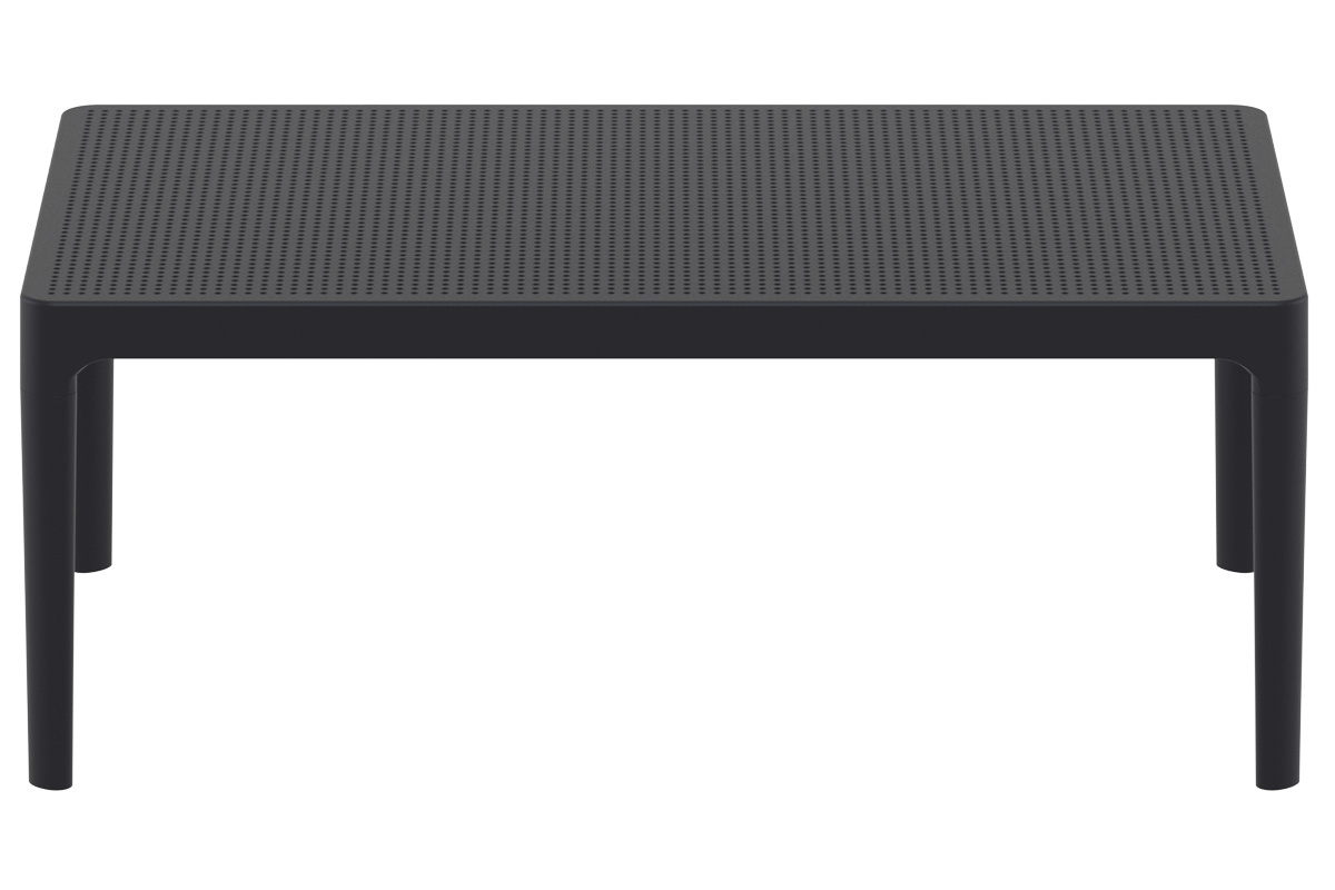 Design-Couchtisch Indoor / Outdoor Schwarz OSKOL