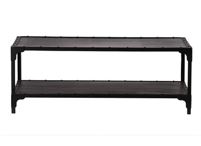 Design-Couchtisch Metall Schwarz 120 cm FACTORY