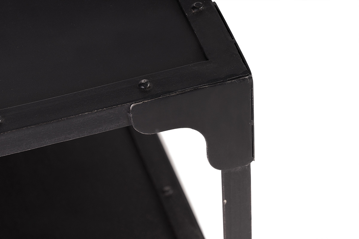 Design-Couchtisch Metall Schwarz L120 cm FACTORY