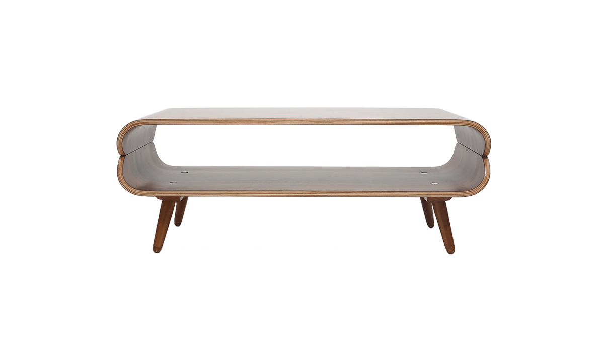 Design-Couchtisch Nussbaum TAKLA