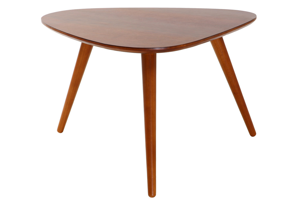 Design-Couchtisch Nussbaumholz ARTIK