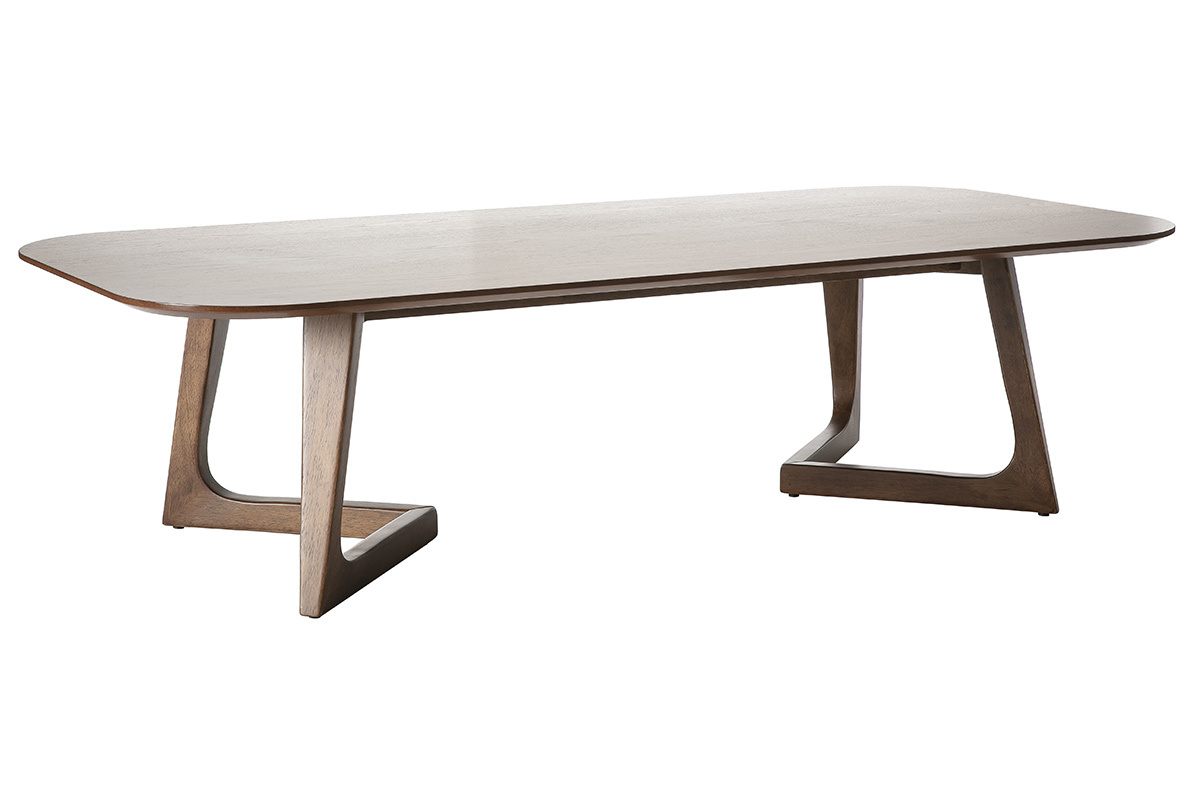 Design-Couchtisch Nussbaumholz L150 cm JUKE