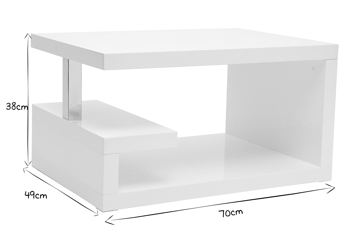 Design-Couchtisch REX Wei