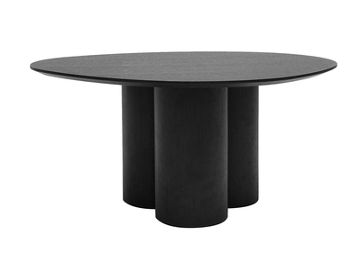 Design-Couchtisch Schwarz HOLLEN