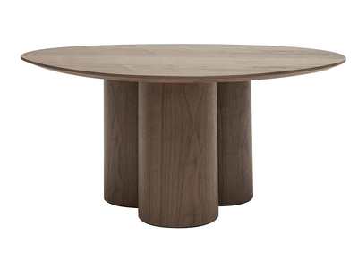 Design-Couchtisch Walnuss HOLLEN