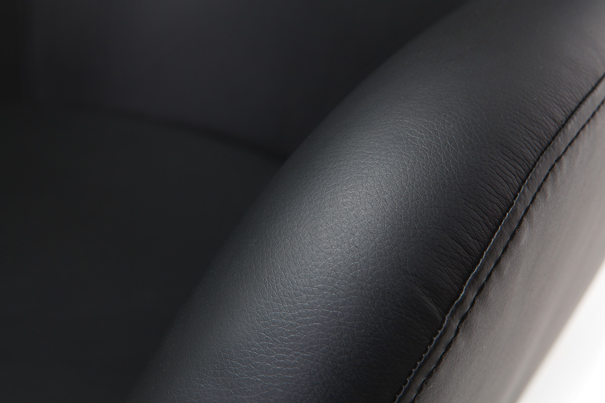 Design-Drehsessel Schwarz HAVEN