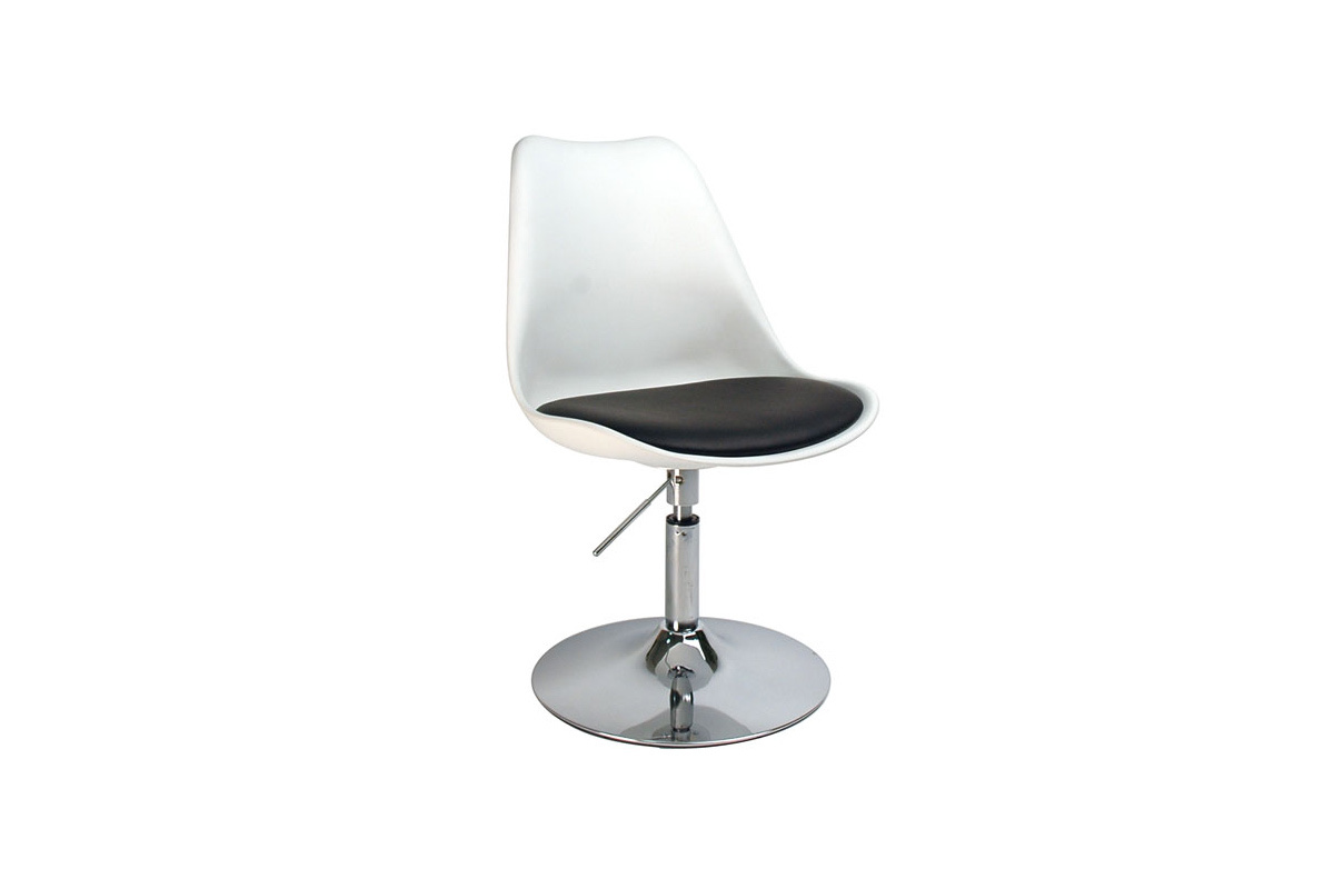 Design-Drehstuhl STEEVY Schwarz und Wei