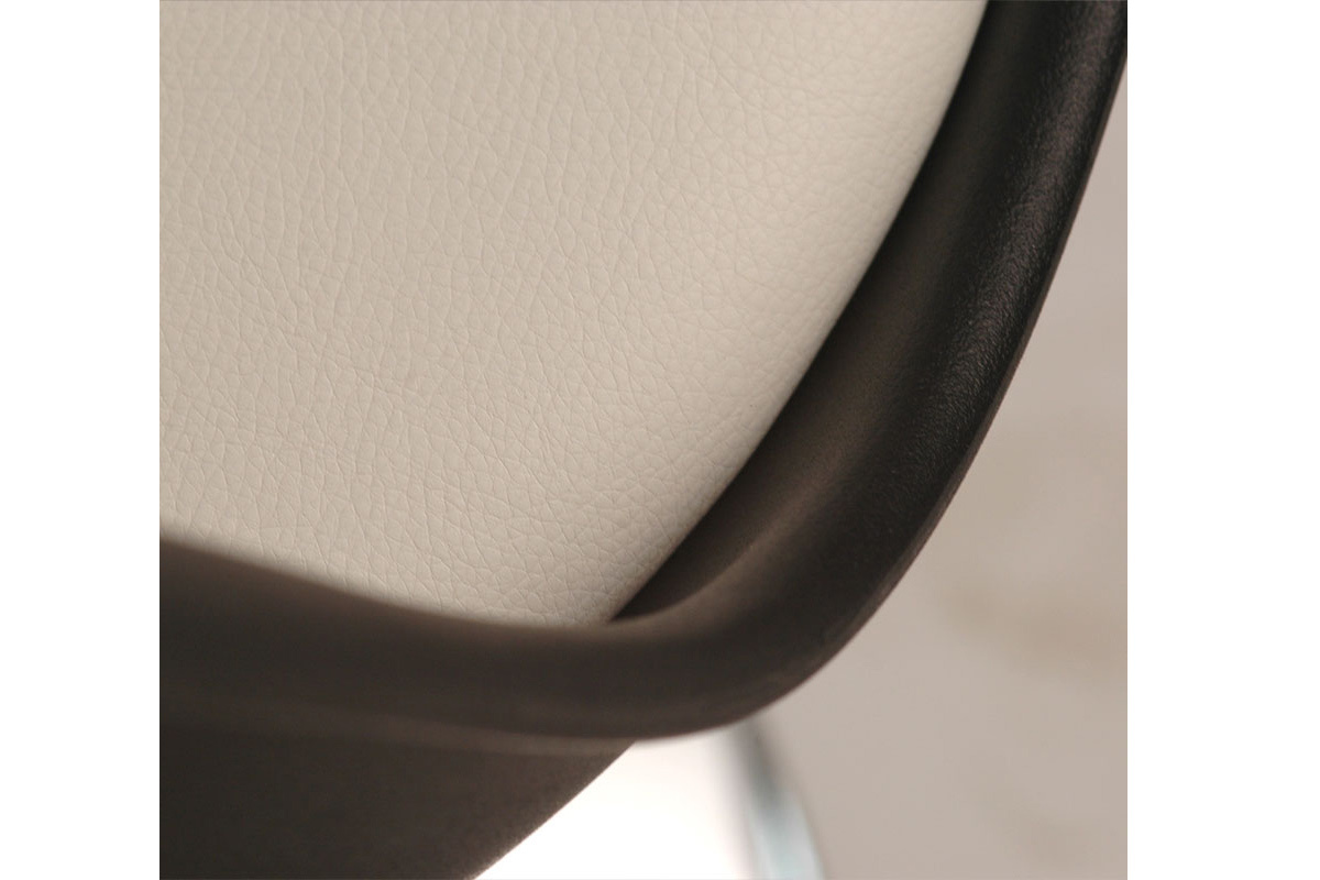 Design-Drehstuhl STEEVY Schwarz und Wei�