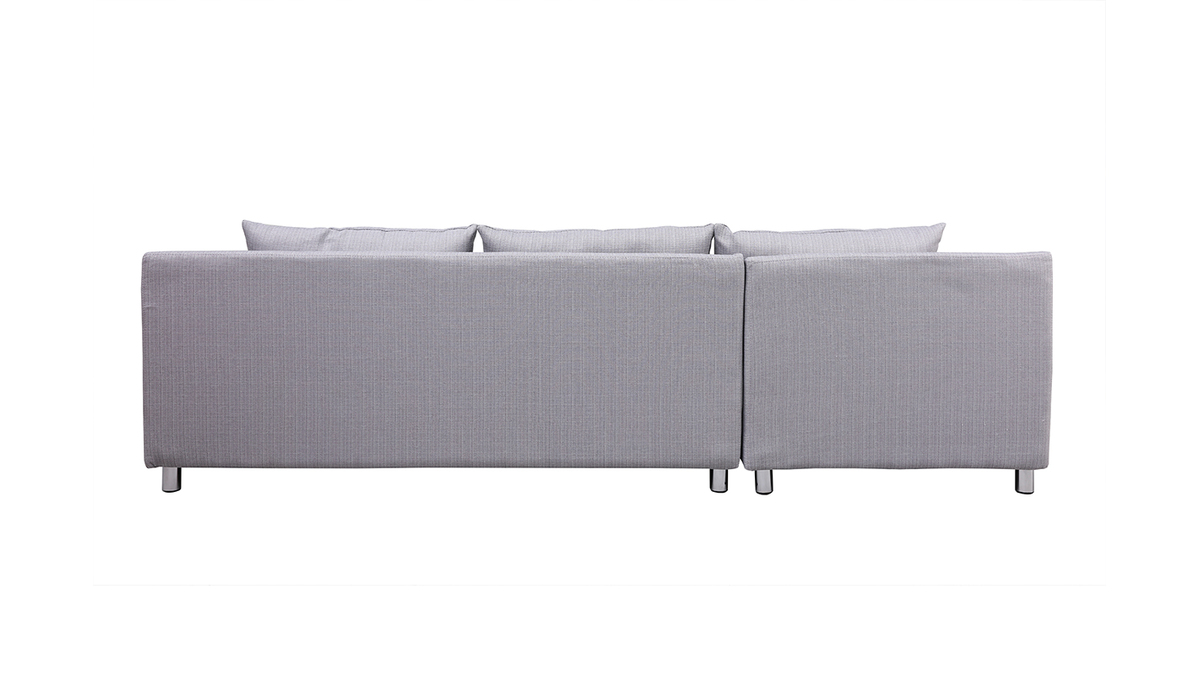 Design-Ecksofa umkehrbar BRASILIA Hellgrau