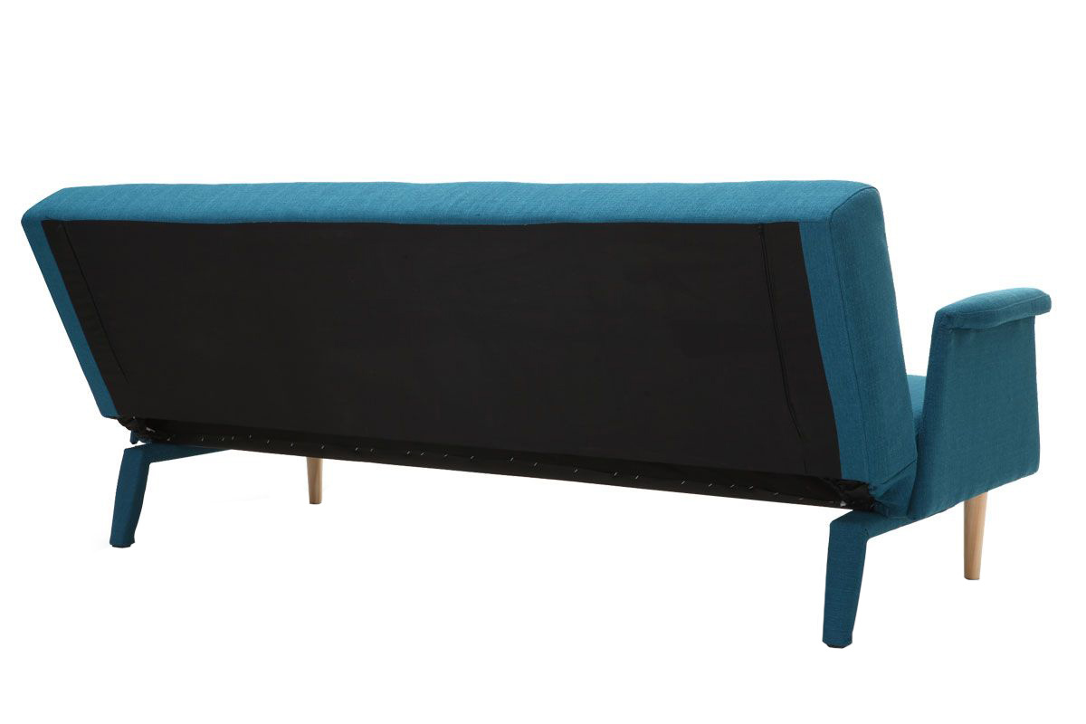 Design-Ecksofa verstellbar Blau OSCAR