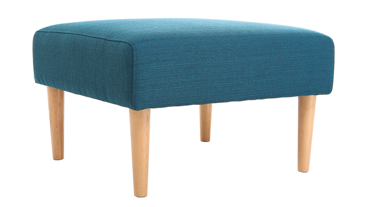 Design-Ecksofa verstellbar Blau OSCAR