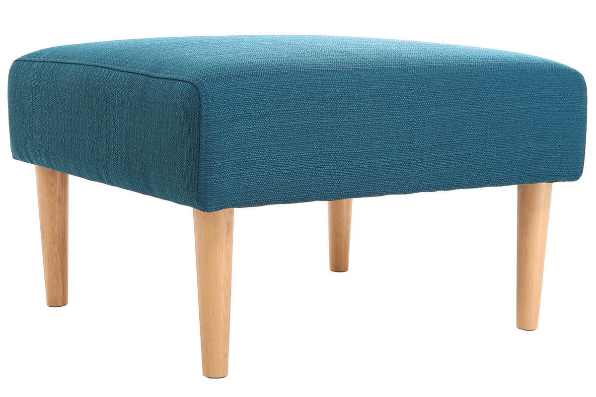 Design-Ecksofa verstellbar Blau OSCAR