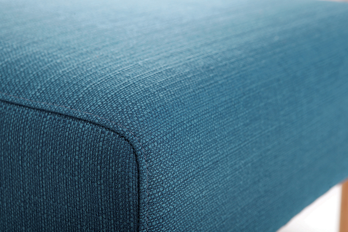 Design-Ecksofa verstellbar Blau OSCAR