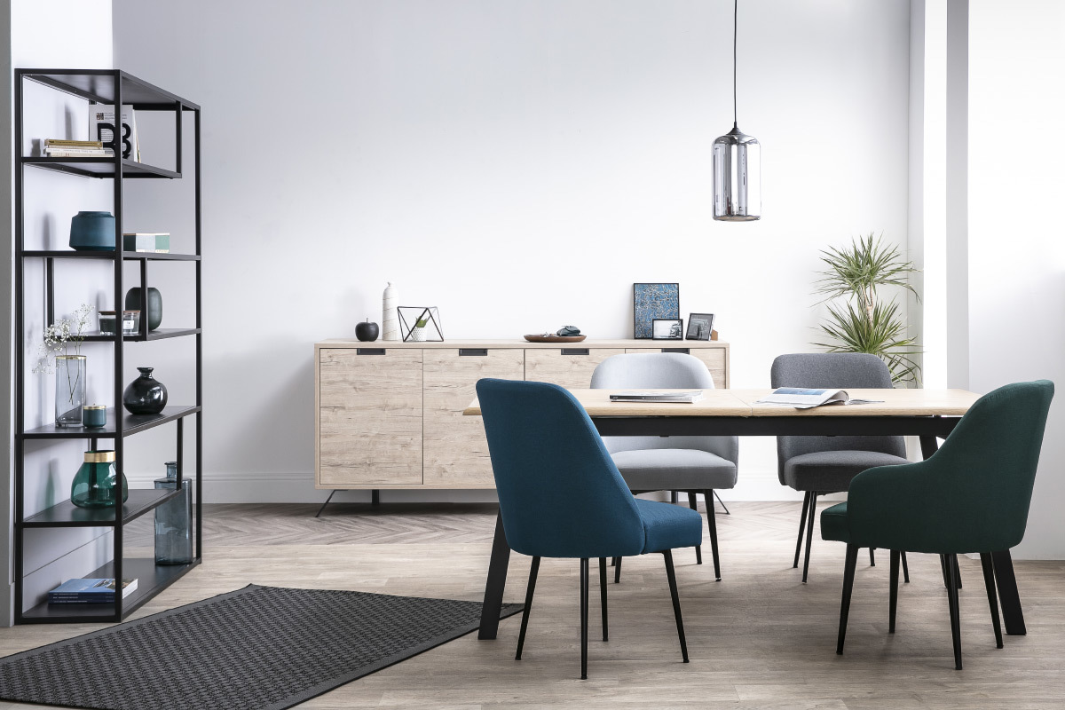 Design-Esstisch ausziehbar Holz L190-240 MARNY