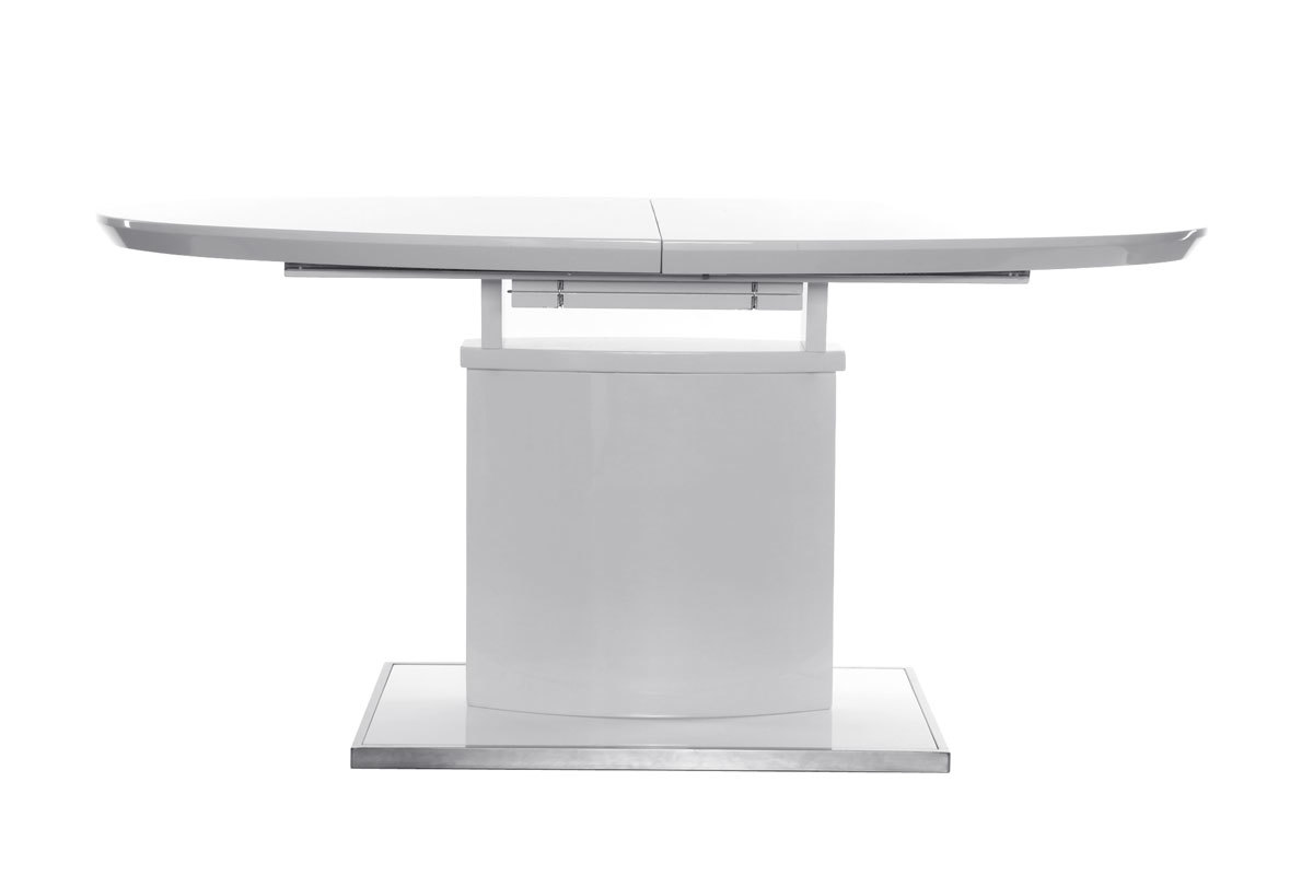 Design-Esstisch ausziehbar Wei L160-200 CLEONES