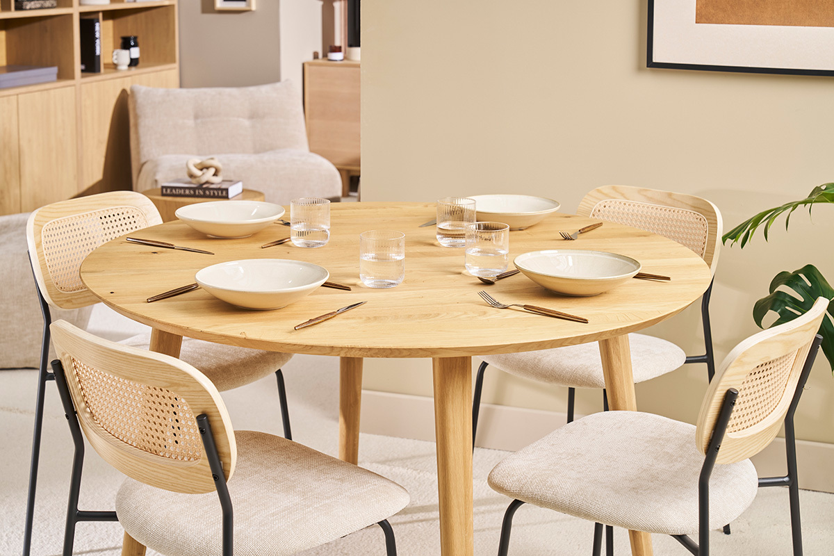 Design-Esstisch Esche D120 LIVIA