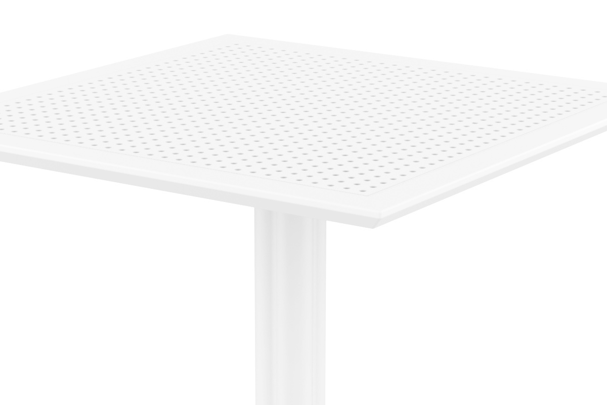 Design-Esstisch quadratisch Wei Indoor / Outdoor OSKOL
