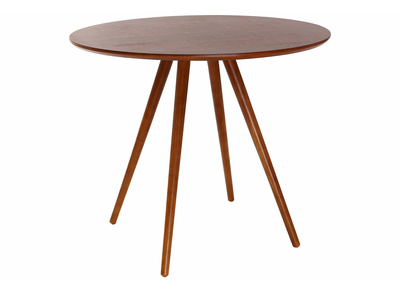 Design-Esstisch rund Nussbaum ARTIK