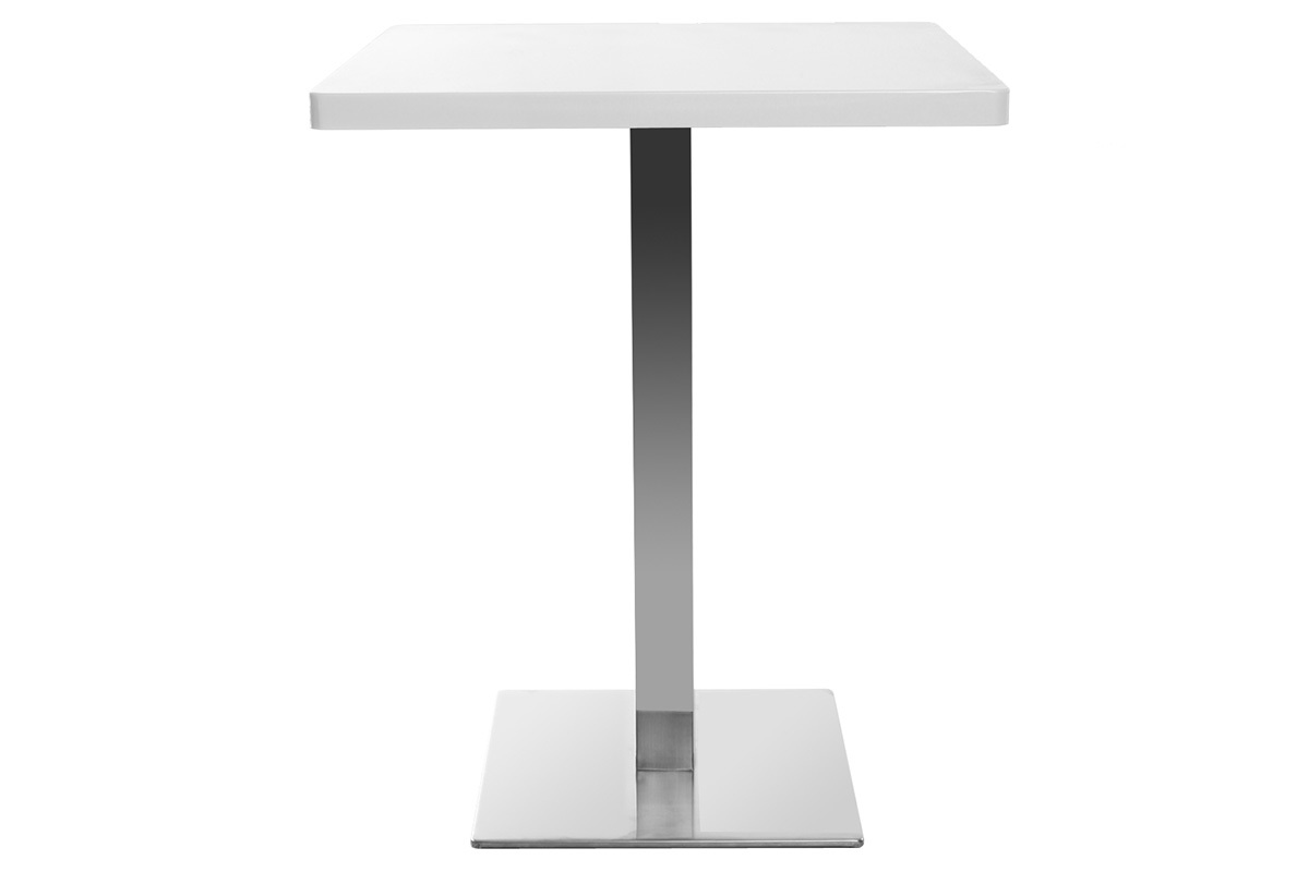 Design-Esstisch Viereck Wei Mittelfu L60 JORY