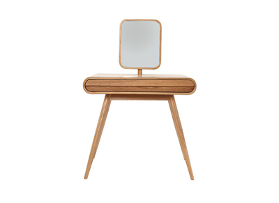 Design-Frisiertisch Eschenholz mit Spiegel - BJORG - Design-Frisiertisch Eschenholz mit Spiegel - BJORG