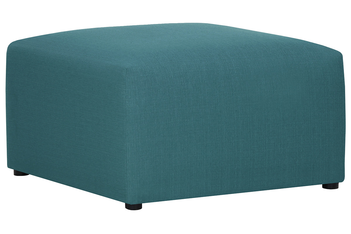 Design-Fusttze Stoff Blaugrn MODULO
