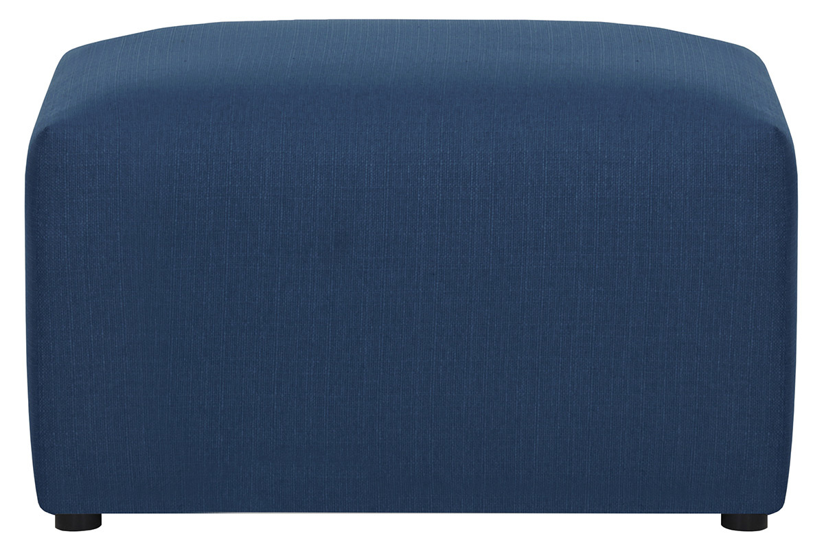Design-Fusttze Stoff Dunkelblau MODULO