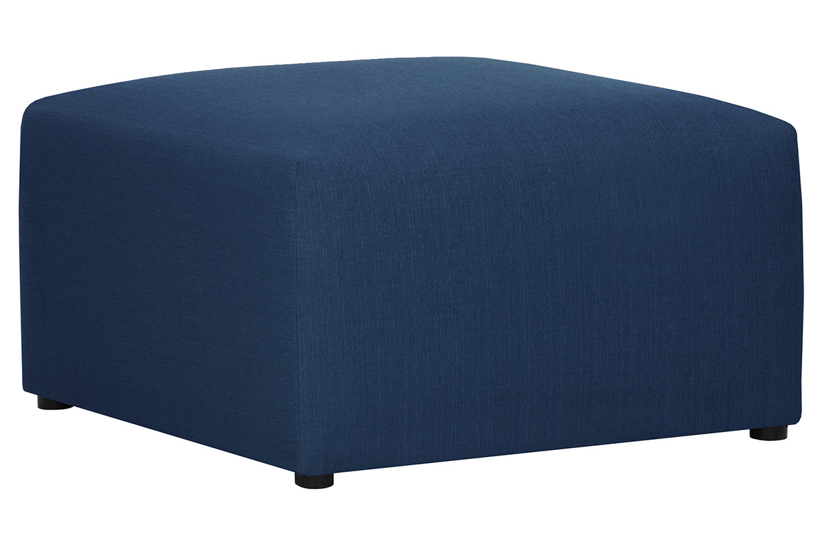 Design-Fusttze Stoff Dunkelblau MODULO