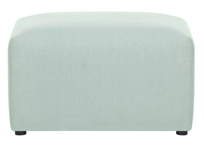 Design-Fu&szlig;st&uuml;tze Stoff Gletscherblau MODULO