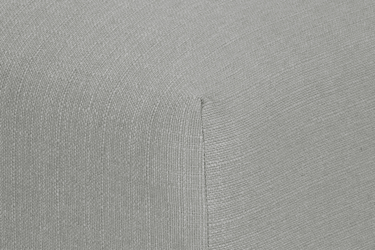 Design-Fusttze Stoff Grau MODULO