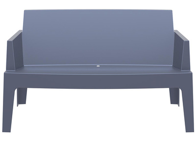 Design-Gartenbank Rauchgrau LALI - Design-Gartenbank Rauchgrau LALI