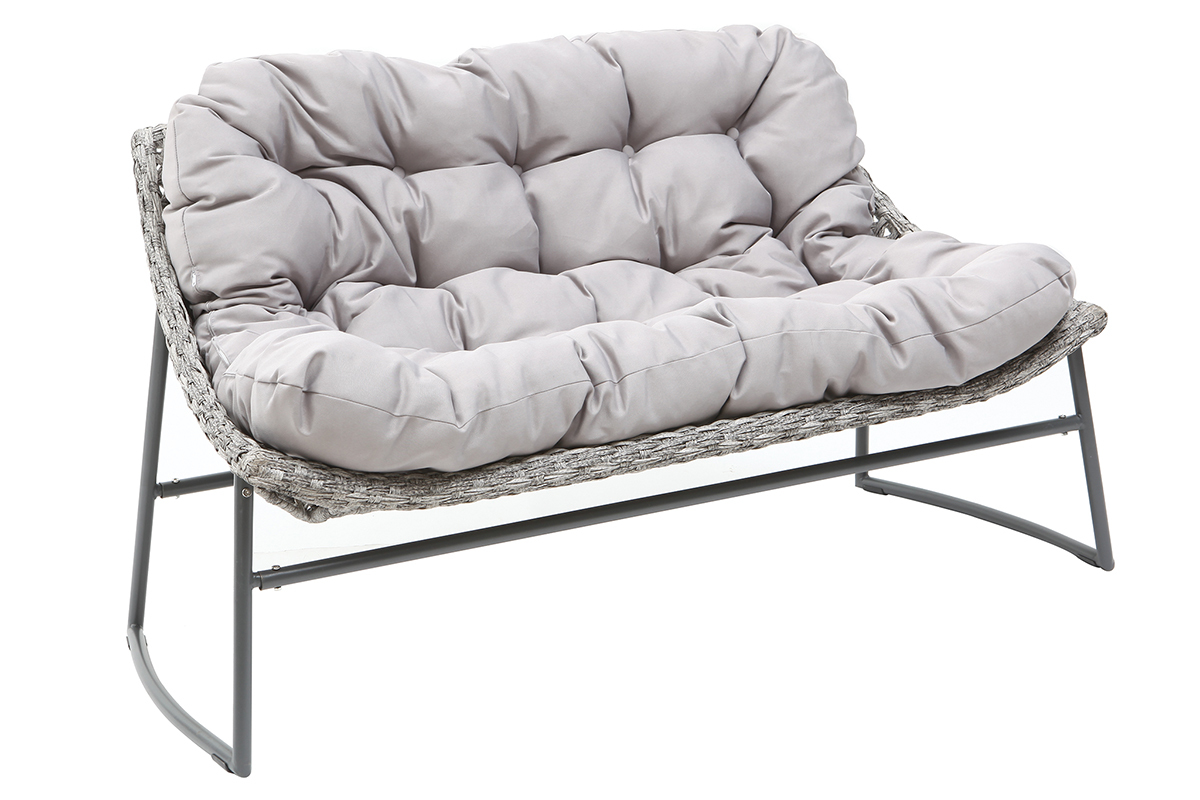 Design-Gartenmbelgarnitur Grau COMFY
