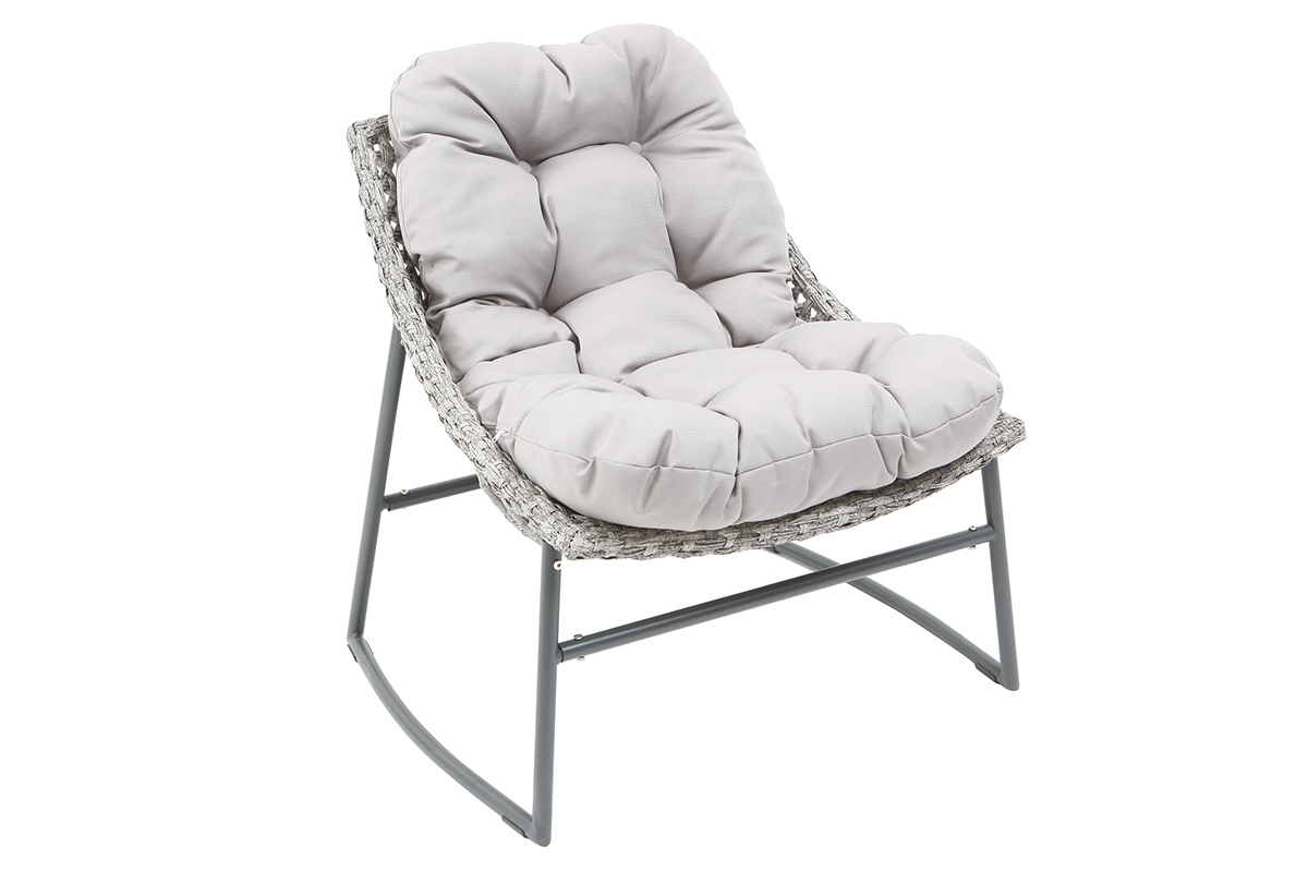 Design-Gartenmbelgarnitur Grau COMFY
