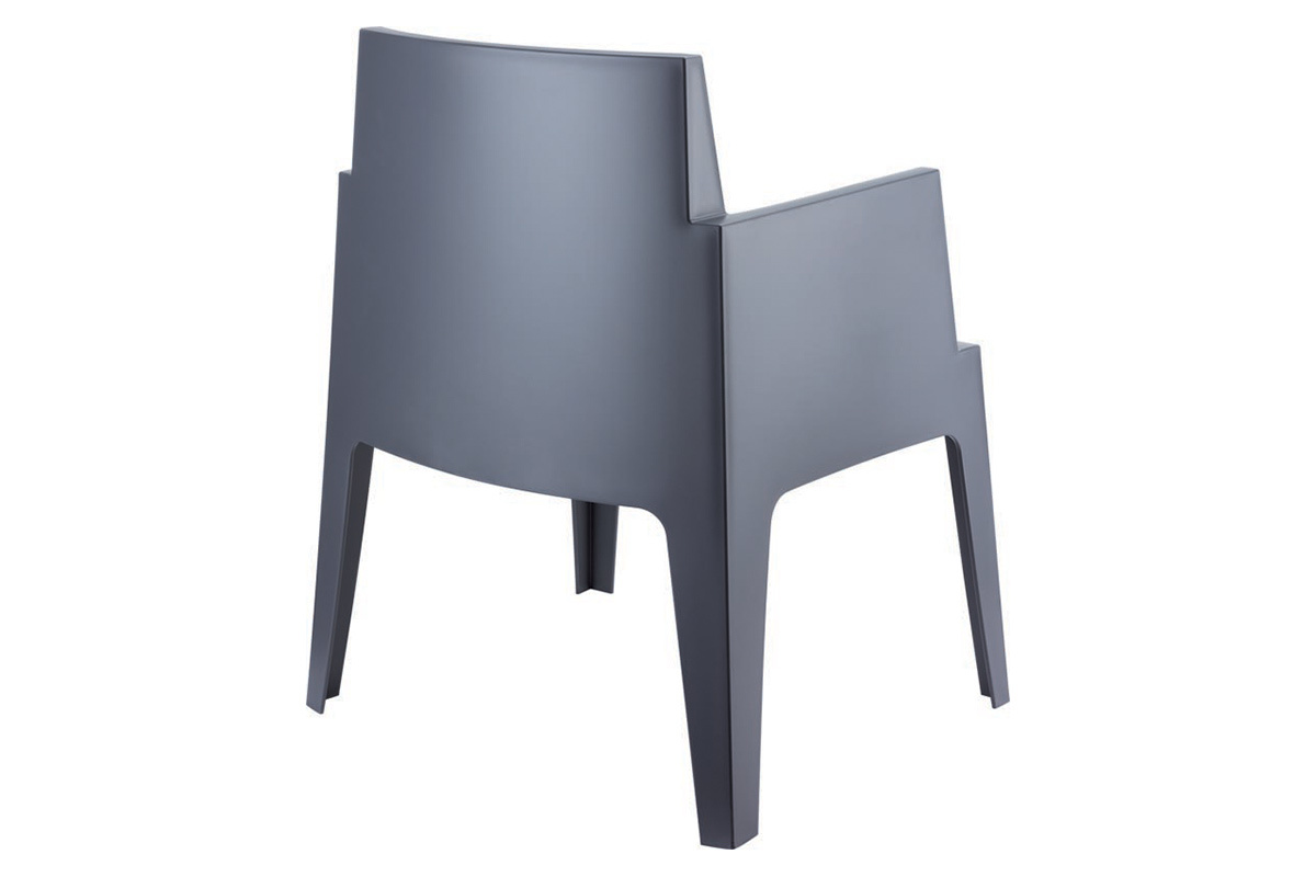 Design-Gartenst�hle Rauchgrau 4er-Set LALI