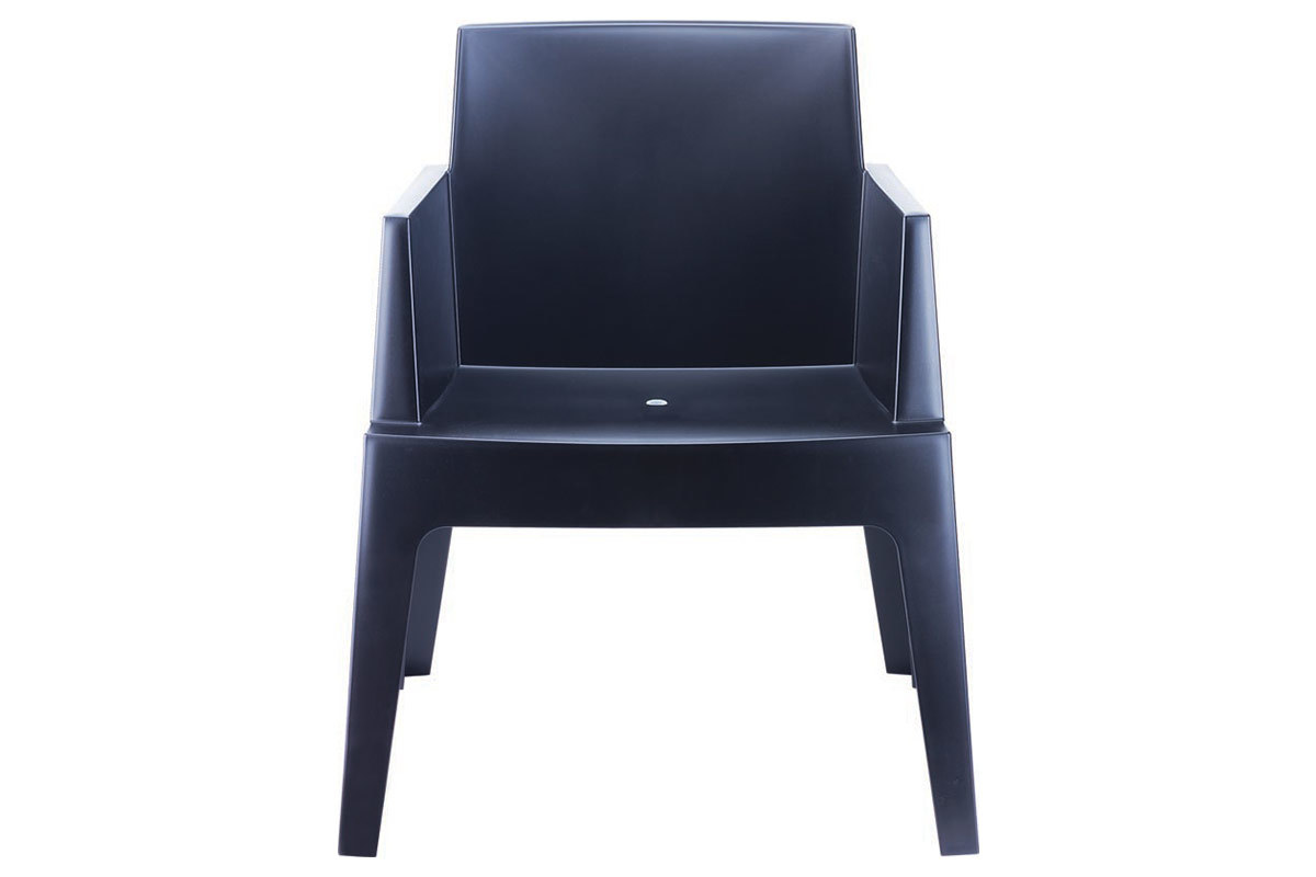 Design-Gartenst�hle Schwarz 4er-Set LALI