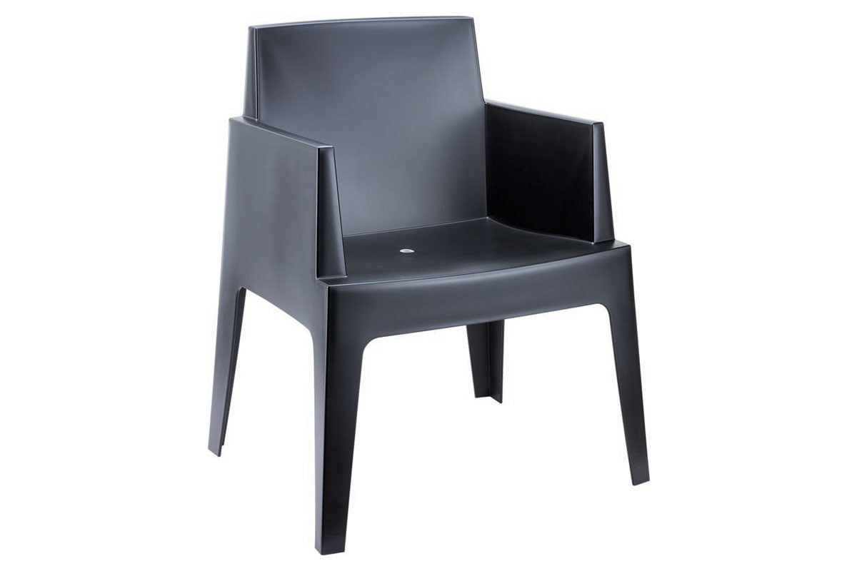 Design-Gartenst�hle Schwarz 4er-Set LALI