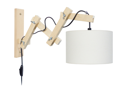 Design Gelenk-Wandleuchte Holz ARMS