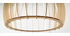 Design-Hängeleuchte FIJI aus hellem Holz, Ø 28 cm