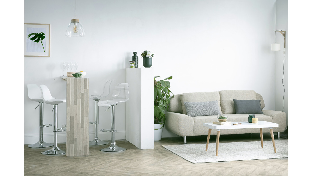 Design-Hngeleuchte Holz und Glas BORA