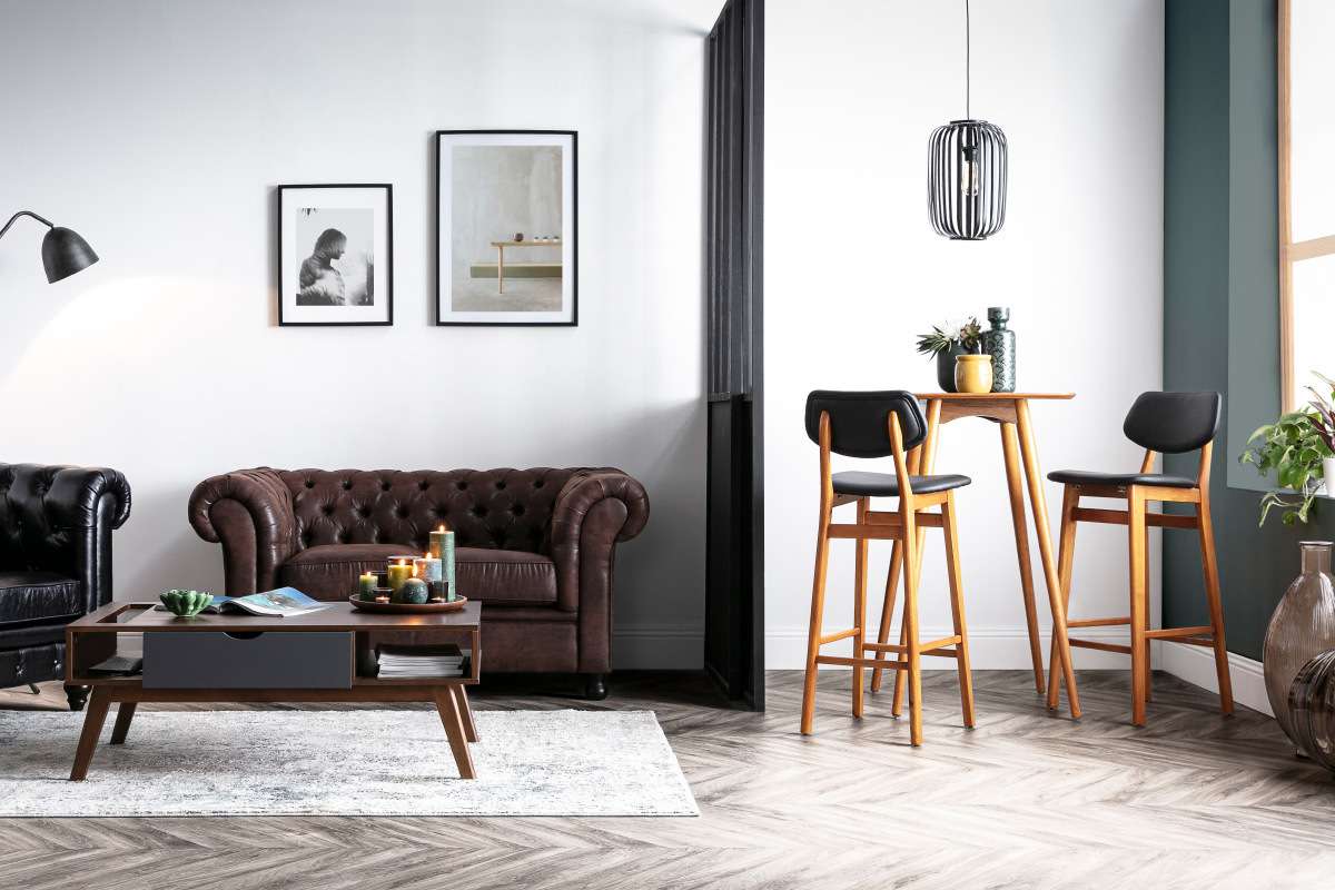 Design-H�ngeleuchte Metall Schwarz ALVEOL