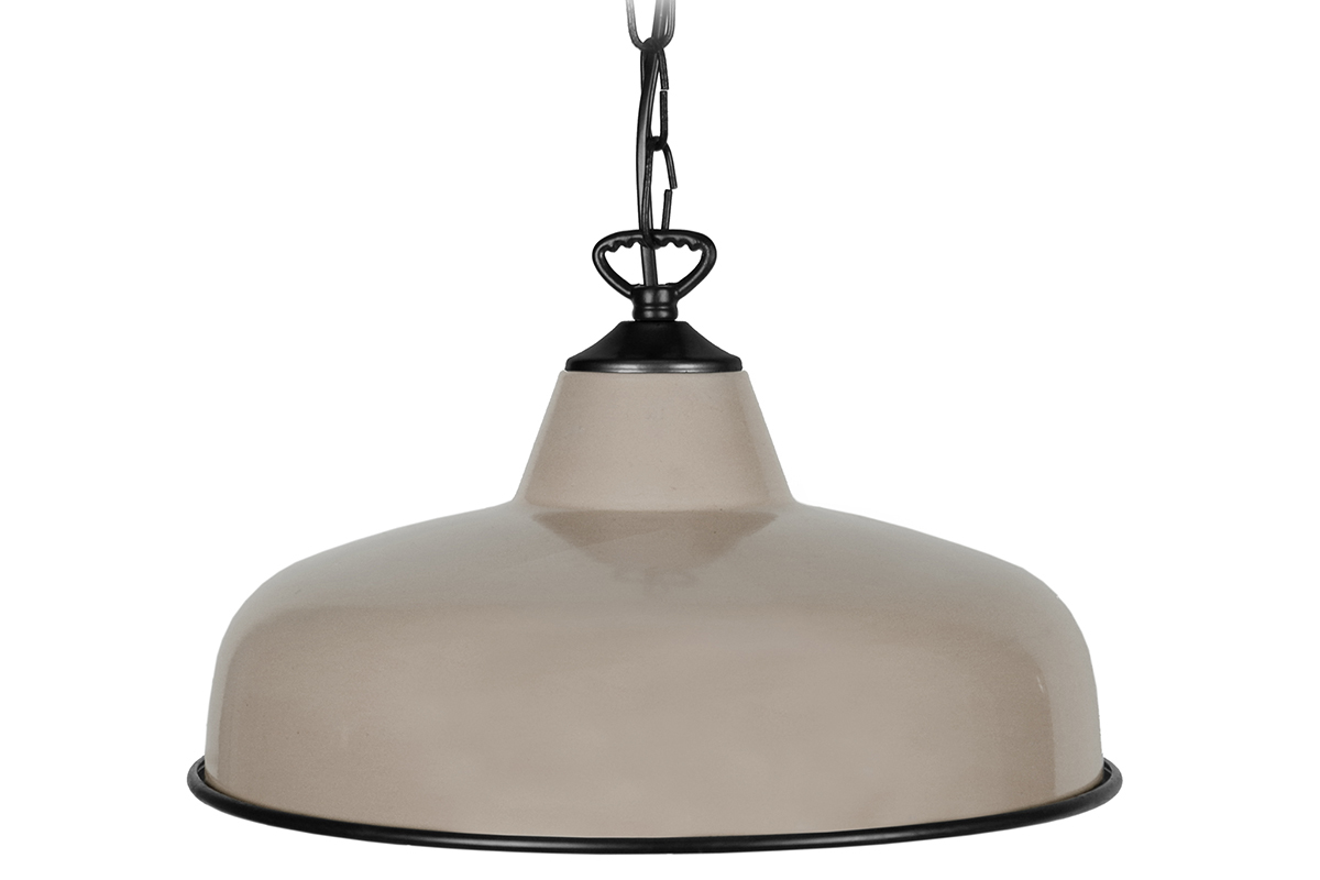 Design-H�ngeleuchte Metall Taupe VINTI