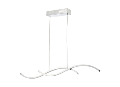 Design-H&auml;ngeleuchte Metall verchromt FLUCTUS