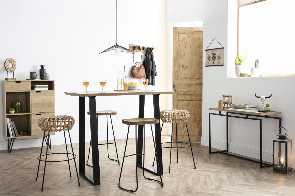 Design-Hngeleuchte Speichen Metall Schwarz MILADY