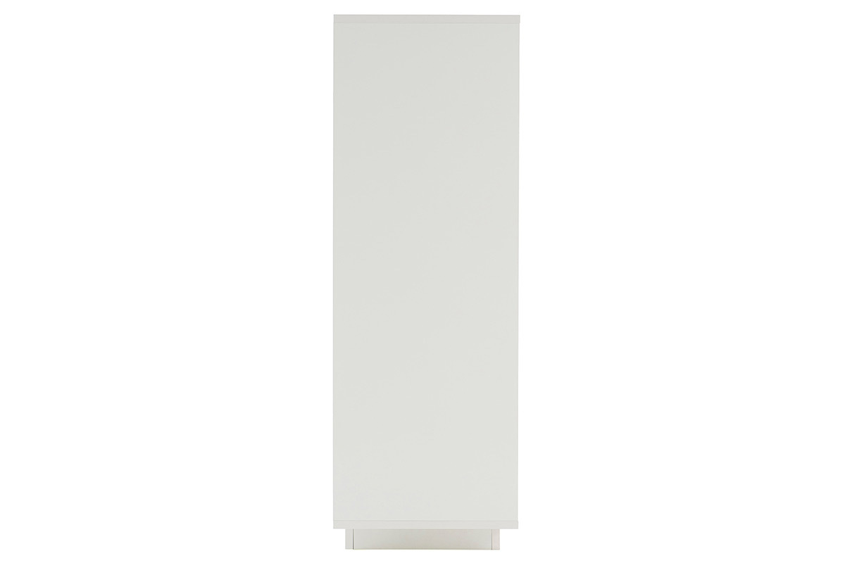 Design-Highboard 4 Tren wei und dunkles Holz-Dekor LAND