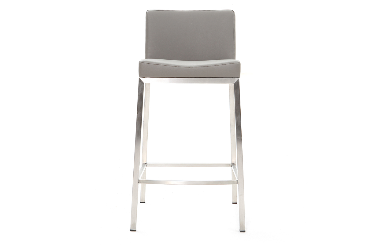 Design-Hocker Grau 2er-Set EPSILON