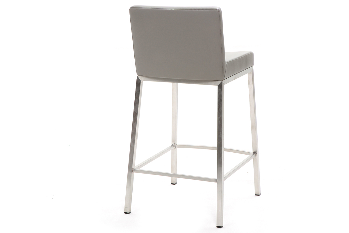 Design-Hocker Grau 2er-Set EPSILON
