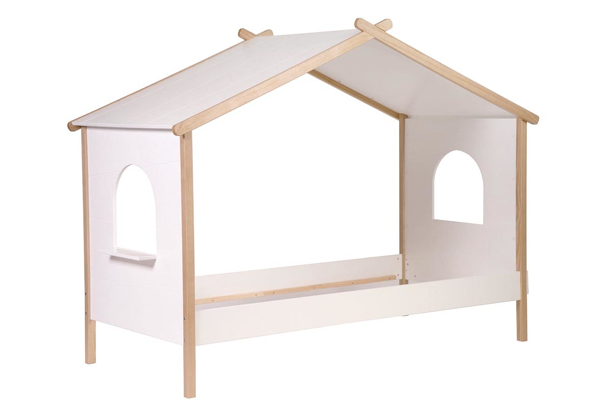 Design-Kinderbett in Hausform  90 x 190 cm BIRDY